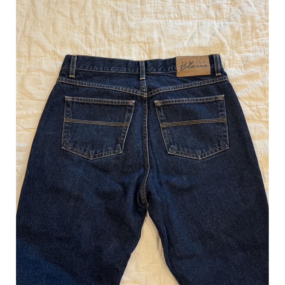 Vintage Express Bleus Women's Dark Wash Midrise, Flare Denim Jeans, Size 9/10
